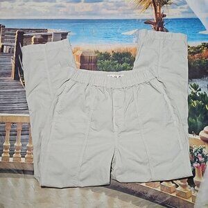 AMO Anthropologie Beige Cream High Waist Pants Size Small New